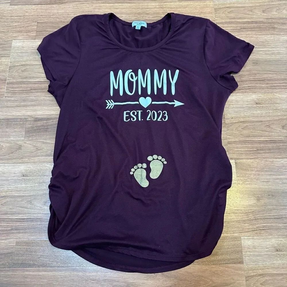 Ruby & Lace Maternity Short Sleeve T-shirt | Maternity size XL